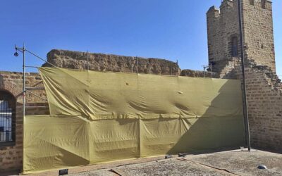 Empieza la restauración de la muralla norte y este del castillo de Bujalance