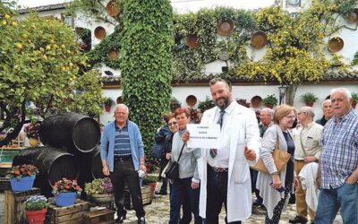 El patio de Anselmo Córdoba en Rute, primer premio del concurso provincial