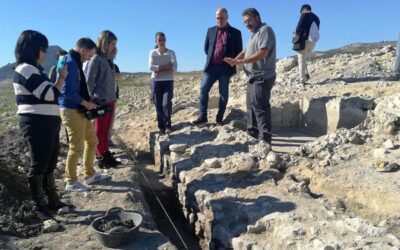 El pantano deja al descubierto una almazara de época romana