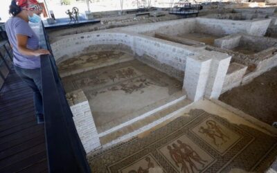 Los mosaicos «únicos» y «excepcionales» de la villa romana de Fuente Álamo en Puente Genil