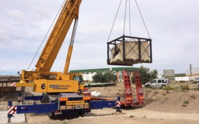 LUCENA Trasladan a Los Tejares el horno romano aparecido en la A-318