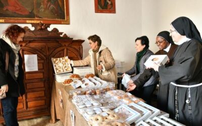 Mazapán y flor de almendra con sabor a convento